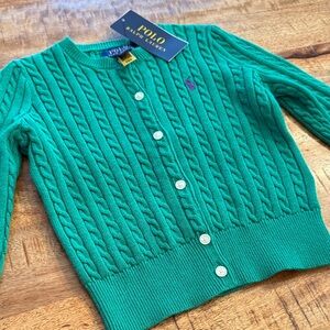 NWT Ralph Lauren Cable Knit Cardigan